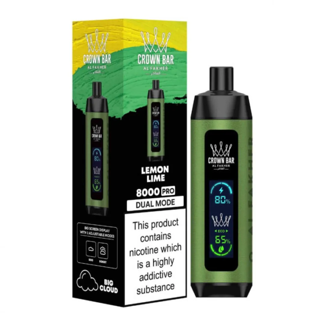 Al Fakher Crown Bar 8000 Pro Prefilled Vape Kit - £8.79