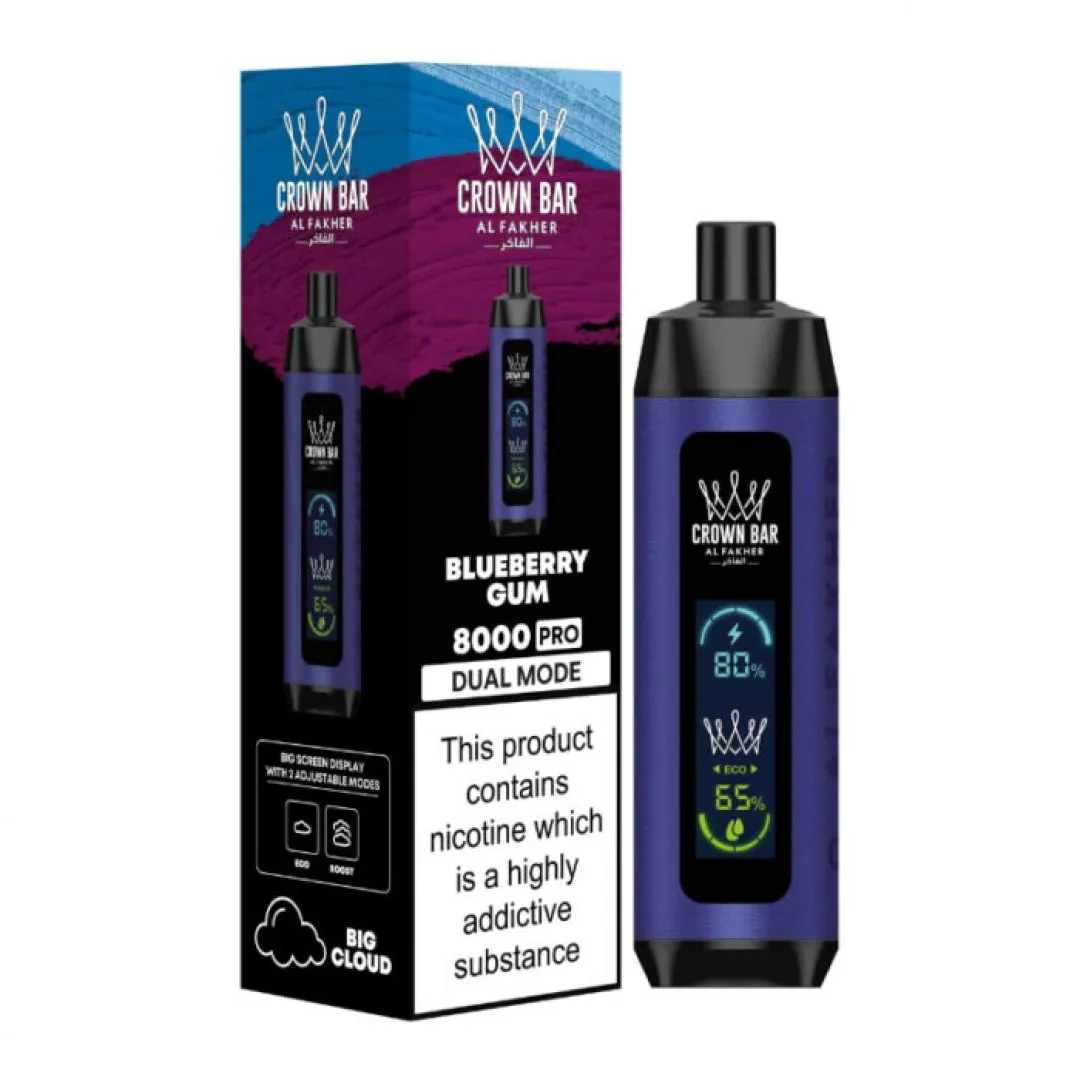 Al Fakher Crown Bar 8000 Pro Prefilled Vape Kit - £8.79