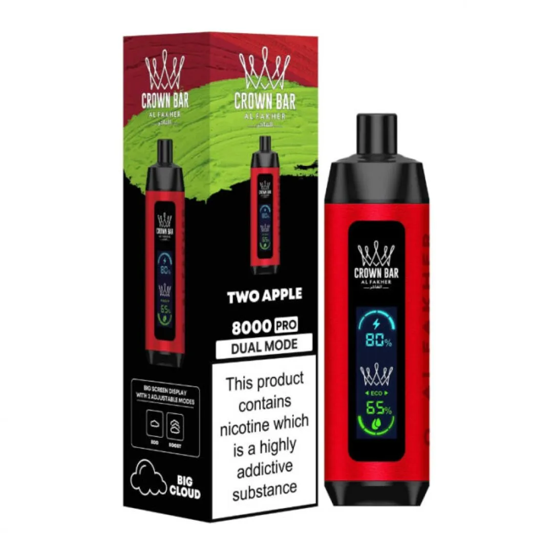 Al Fakher Crown Bar 8000 Pro Prefilled Vape Kit