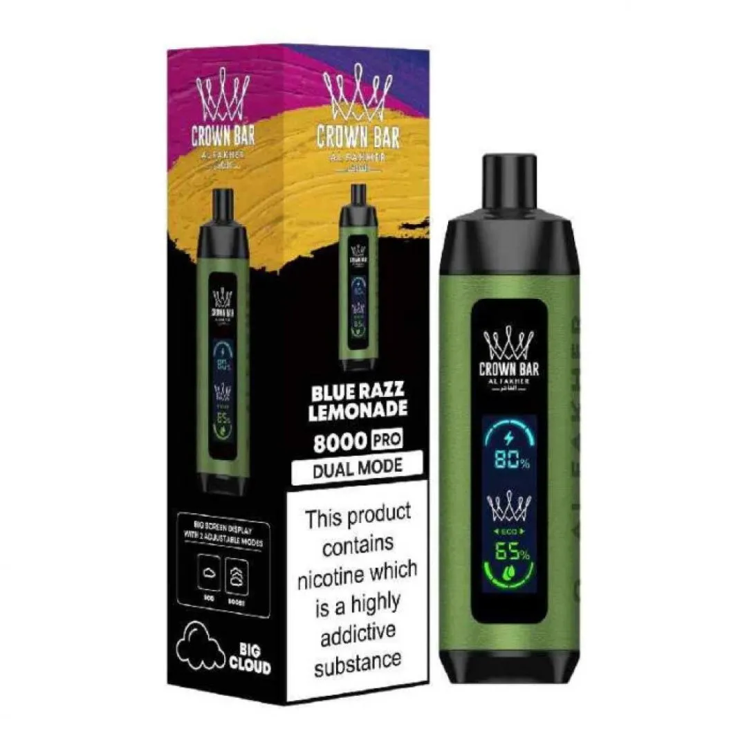 Al Fakher Crown Bar 8000 Pro Prefilled Vape Kit - £8.79