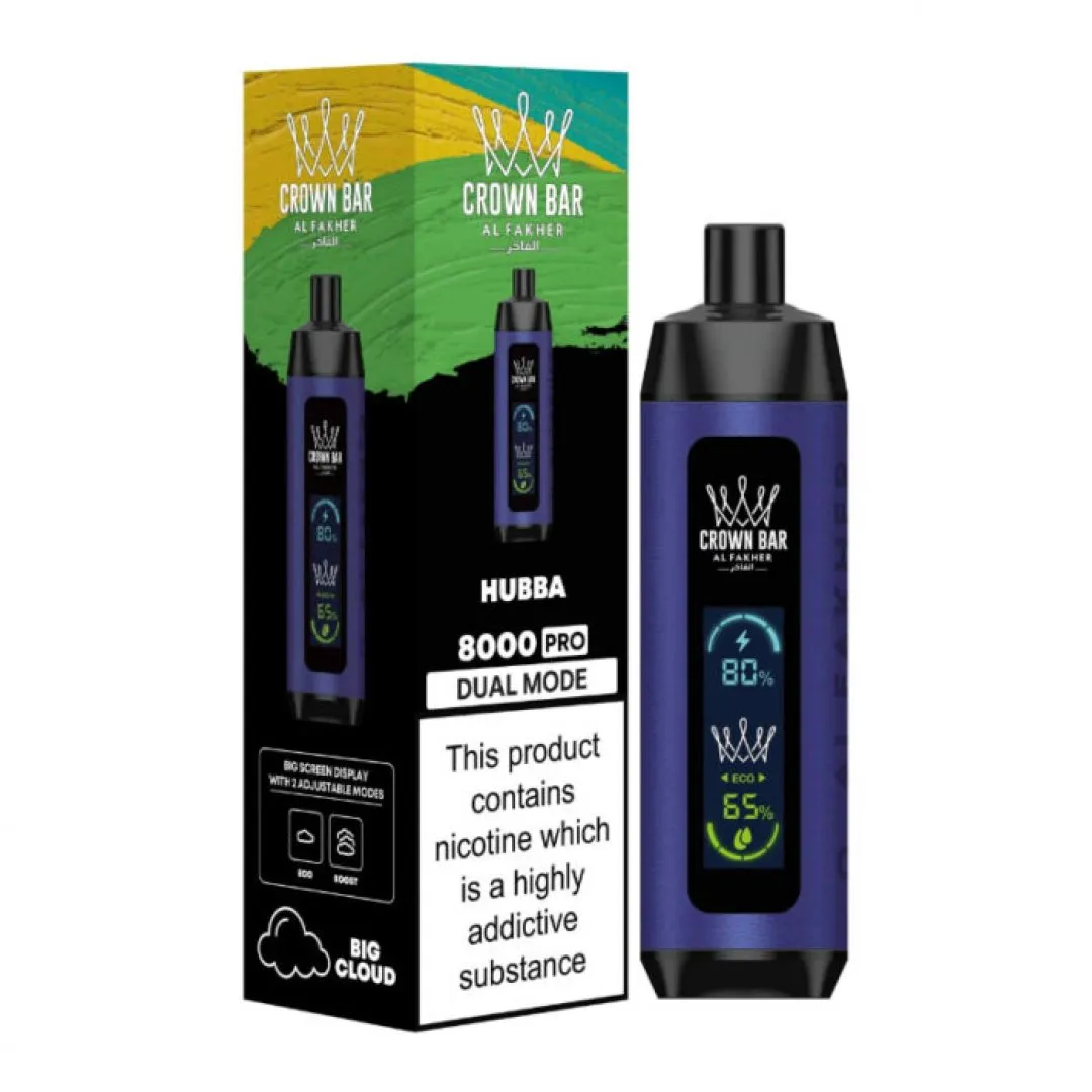 Al Fakher Crown Bar 8000 Pro Prefilled Vape Kit - £8.79