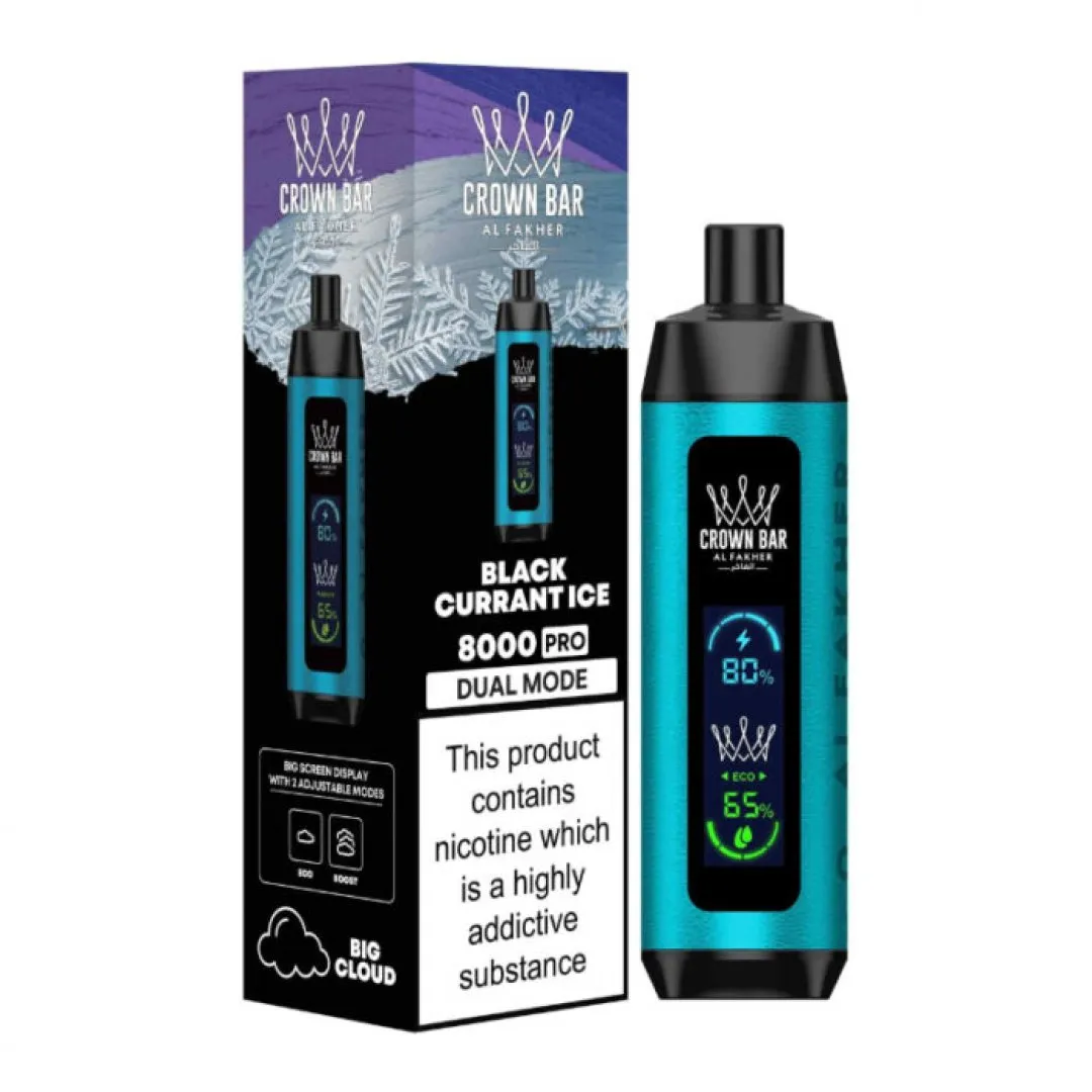 Al Fakher Crown Bar 8000 Pro Prefilled Vape Kit - £8.79
