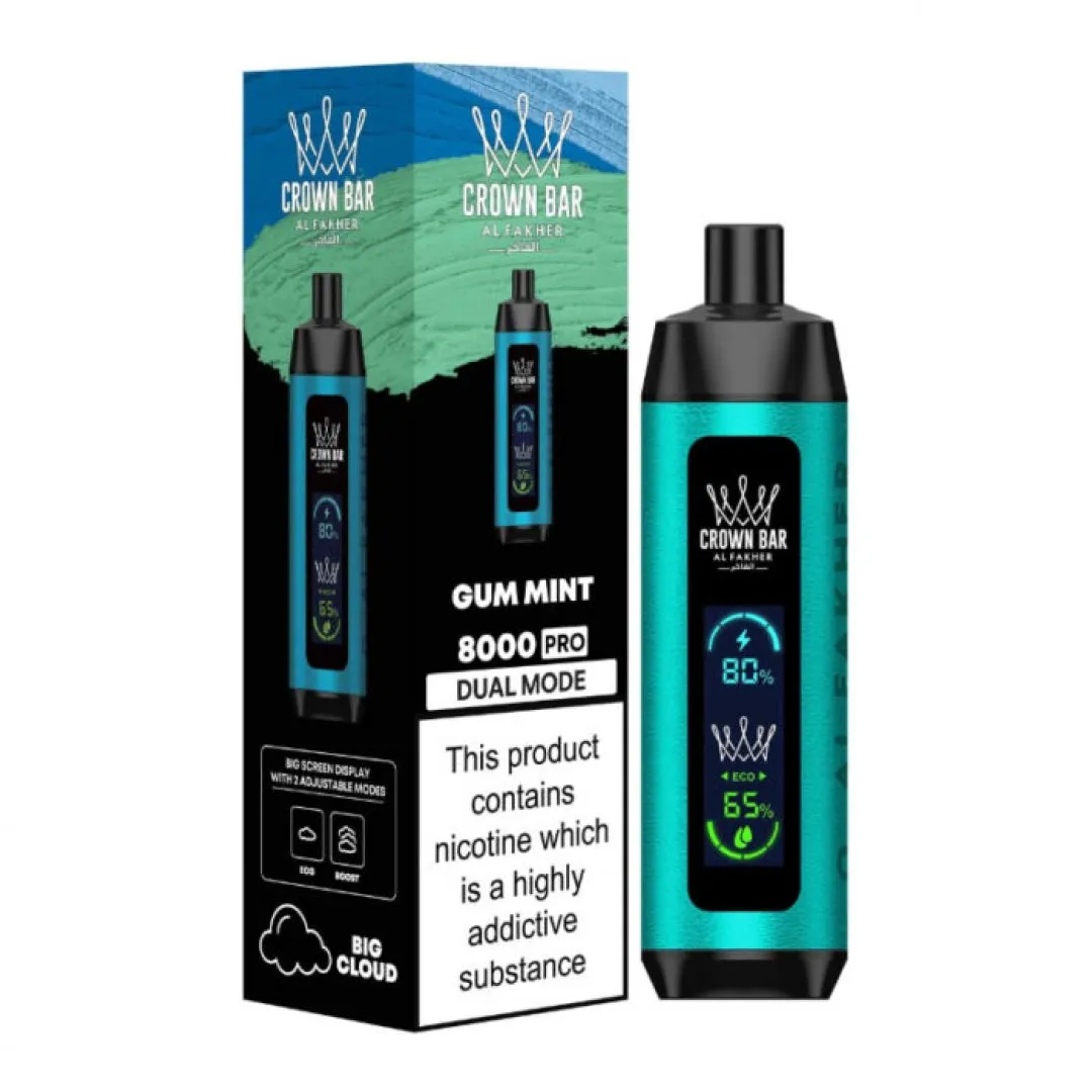Al Fakher Crown Bar 8000 Pro Prefilled Vape Kit - £8.79