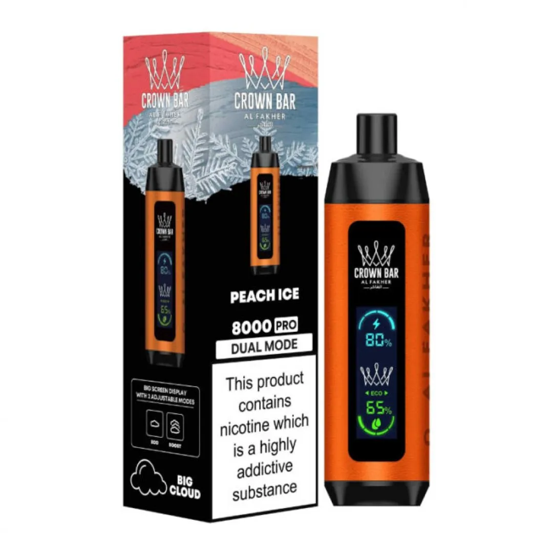 Al Fakher Crown Bar 8000 Pro Prefilled Vape Kit - £8.79