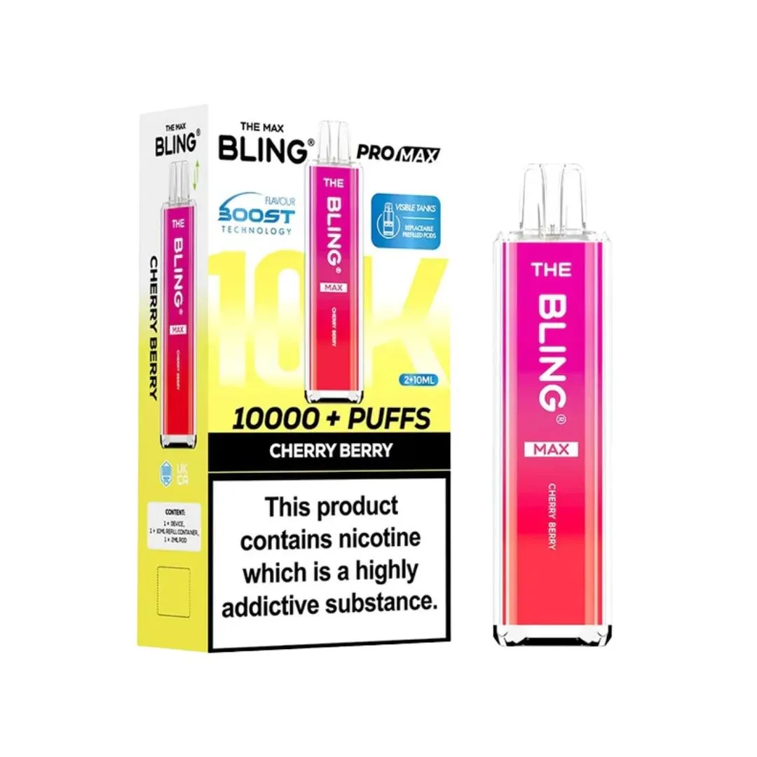 The Crystal Bling Max 10000 Puffs Prefilled Kit - £8.79