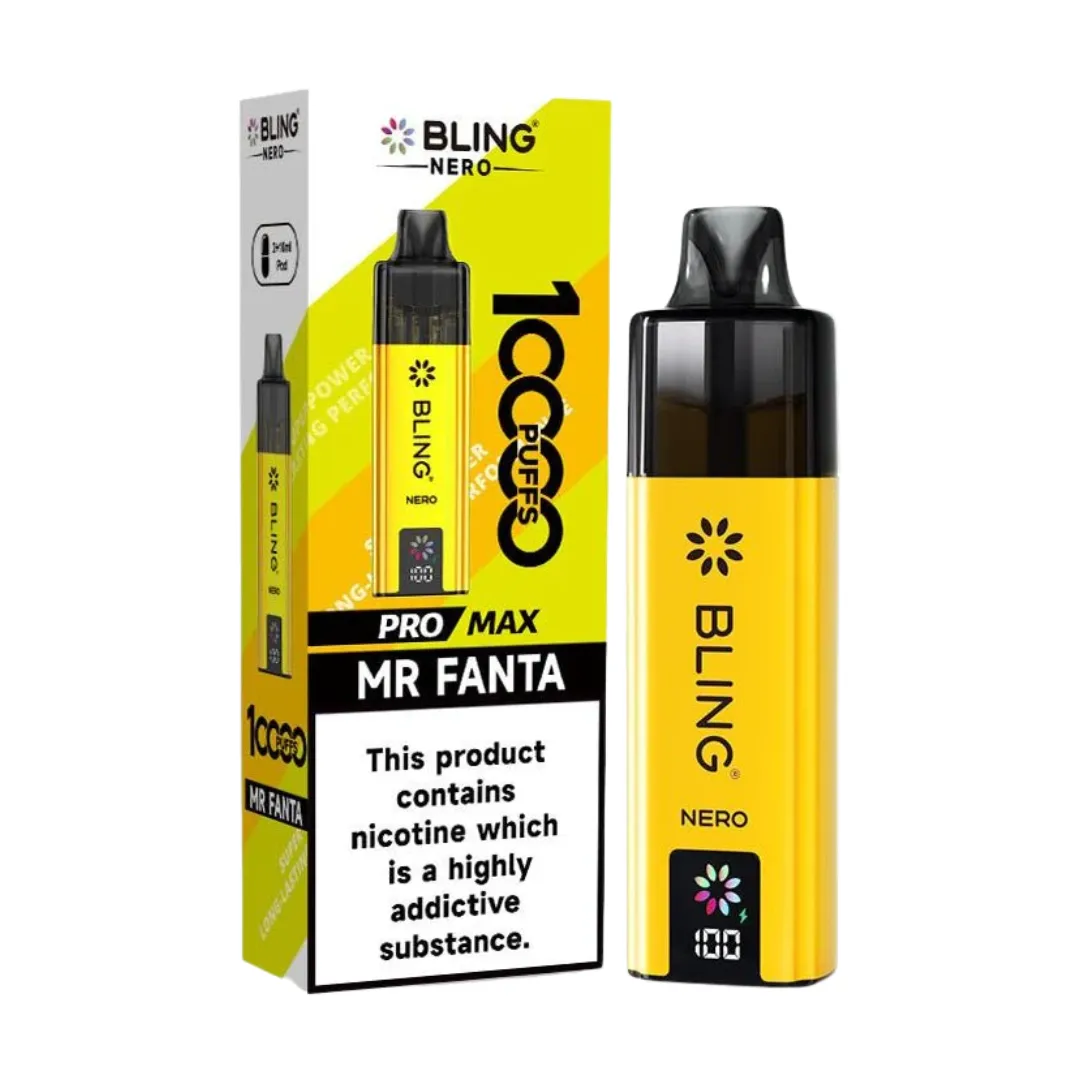 Crystal Bling Nero 10000 Puffs Prefilled Kit - £7.79 Only