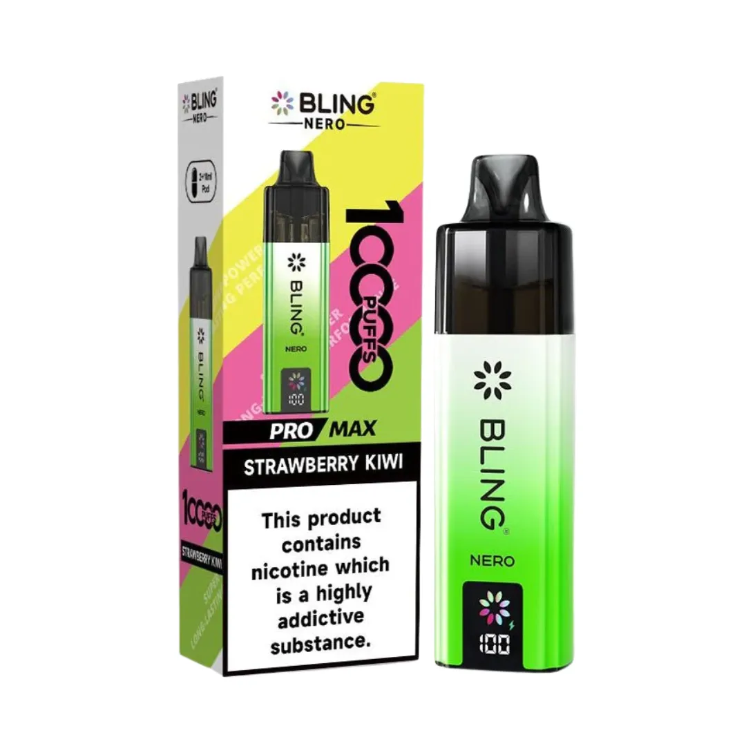 Crystal Bling Nero 10000 Puffs Prefilled Kit - £7.79 Only