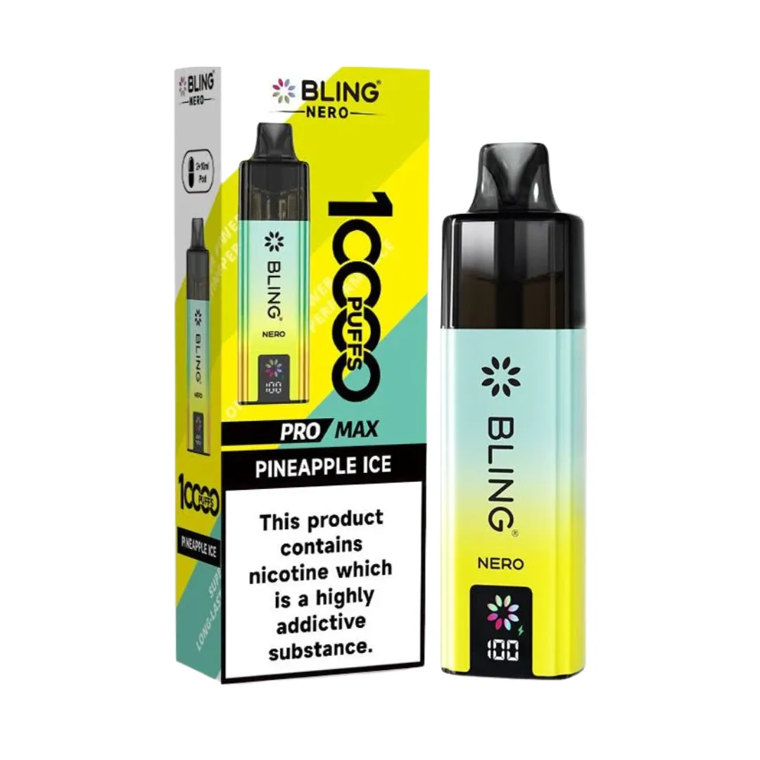 Crystal Bling Nero 10000 Puffs Prefilled Kit - £7.79 Only