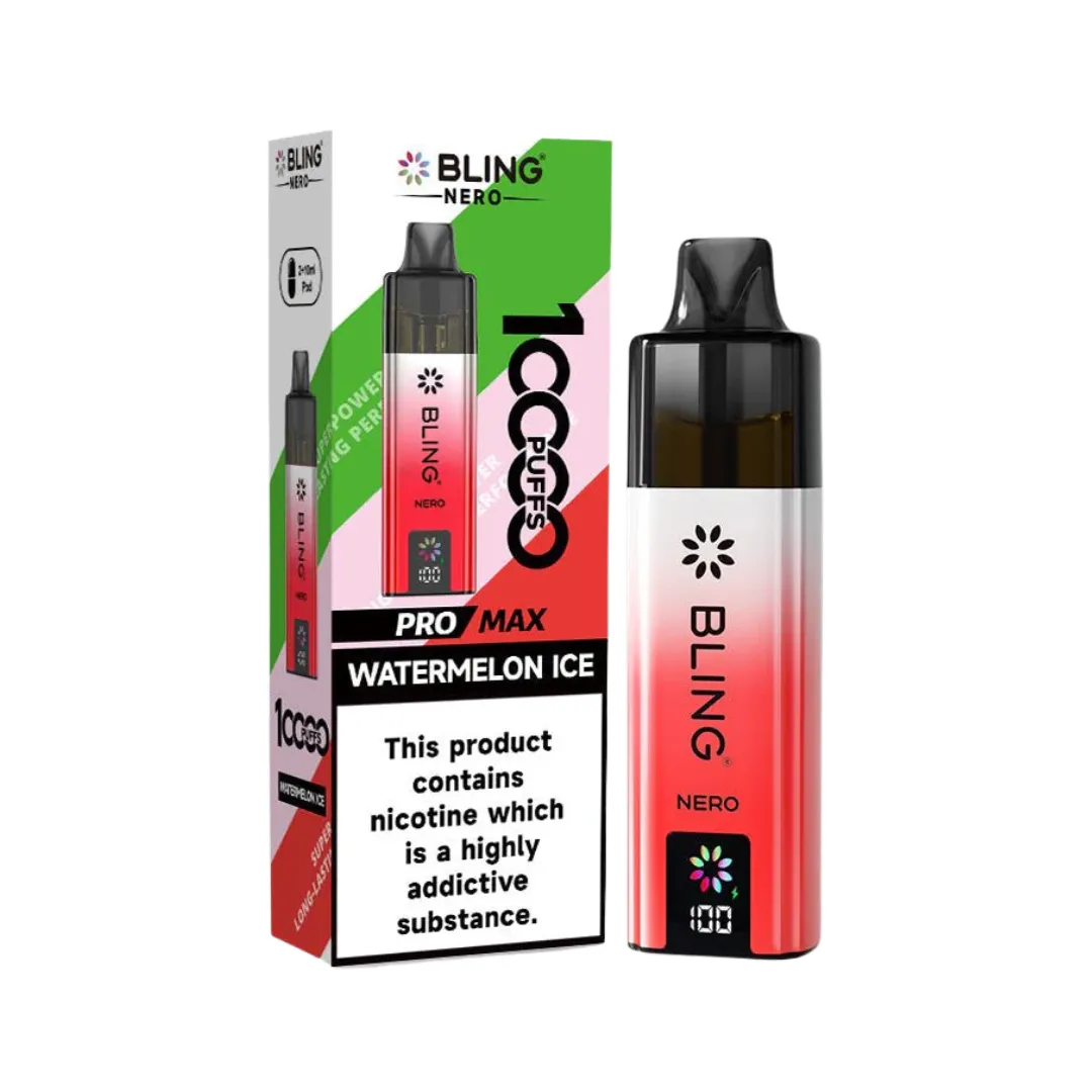 Crystal Bling Nero 10000 Puffs Prefilled Kit - £7.79 Only