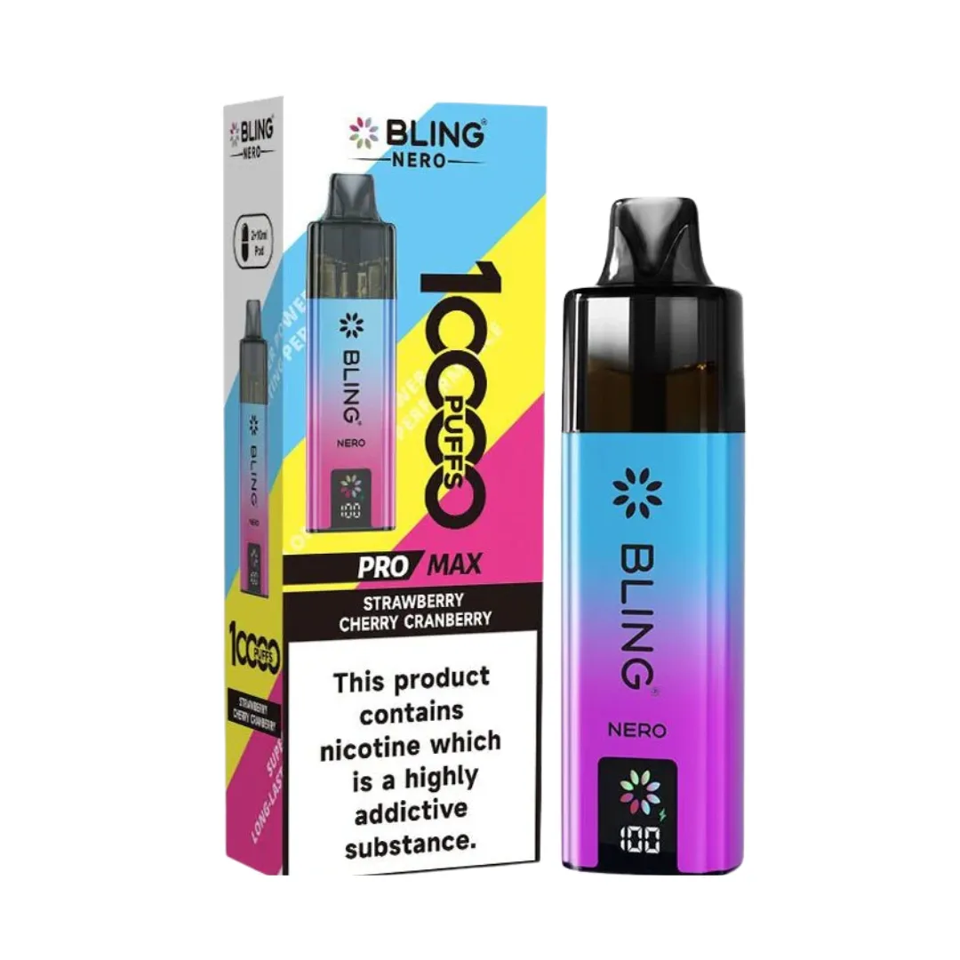 Crystal Bling Nero 10000 Puffs Prefilled Kit - £7.79 Only