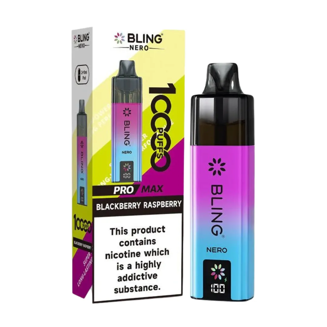 Crystal Bling Nero 10000 Puffs Prefilled Vape Kit