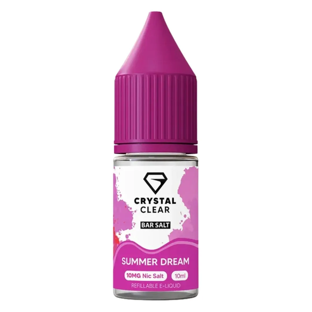 Buy Crystal Clear 10ml Nic Salts E-liquid for £2.95