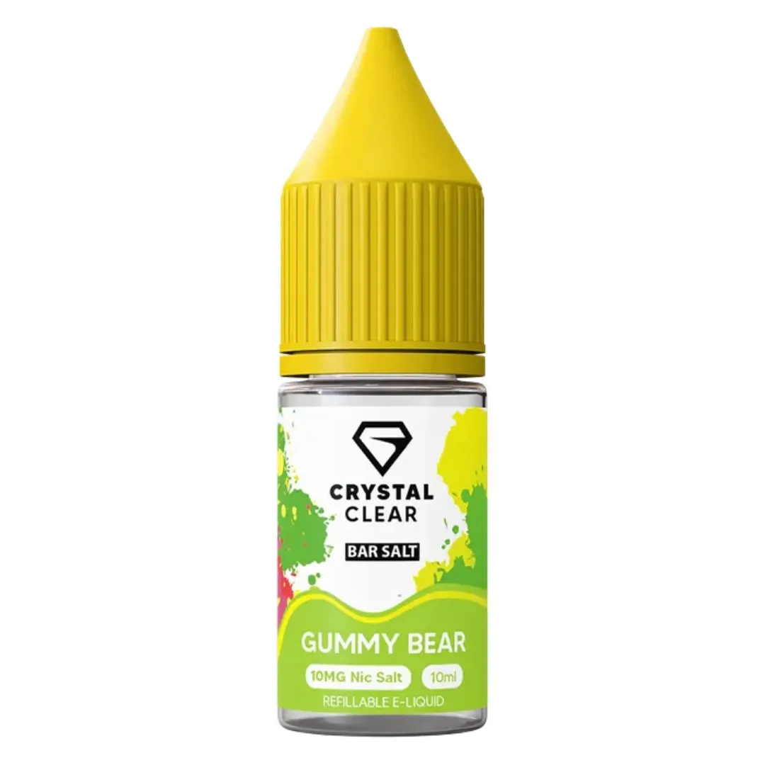 Buy Crystal Clear 10ml Nic Salts E-liquid for £2.95