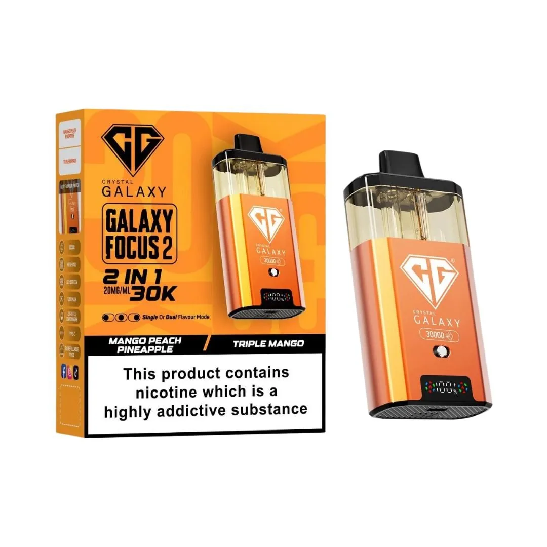 Crystal Galaxy Focus 2 30000 Puffs Prefilled kit - £6.79