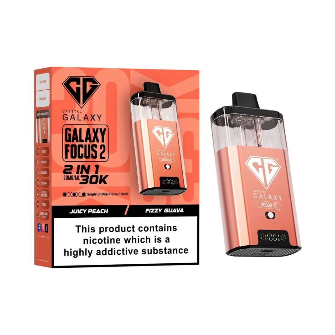 Crystal Galaxy Focus 2 30000 Puffs Prefilled kit - £6.79