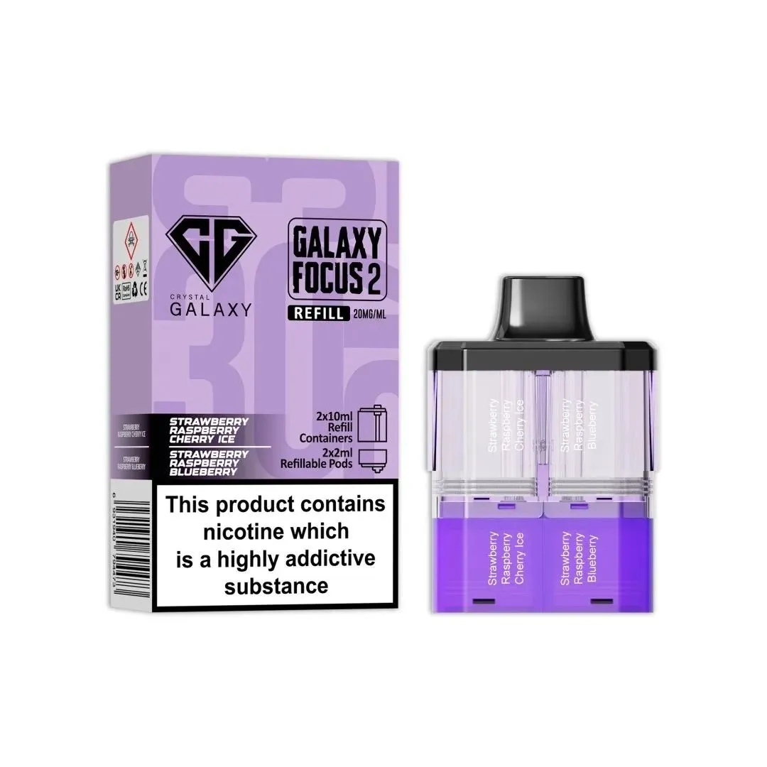Crystal Galaxy Focus 2 30K Prefilled Pods | £7.99 Only