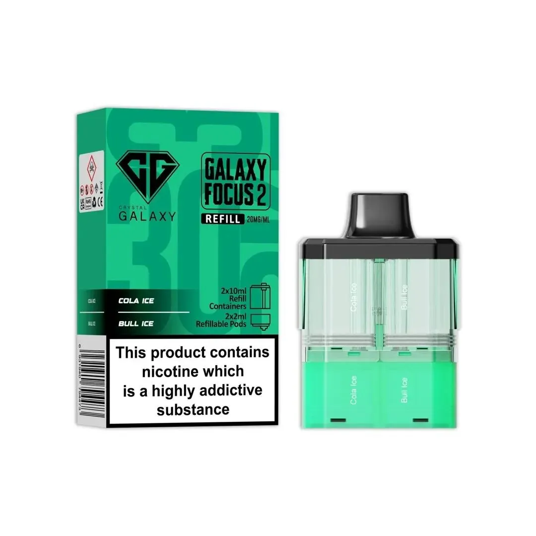 Crystal Galaxy Focus 2 30K Prefilled Pods | £7.99 Only