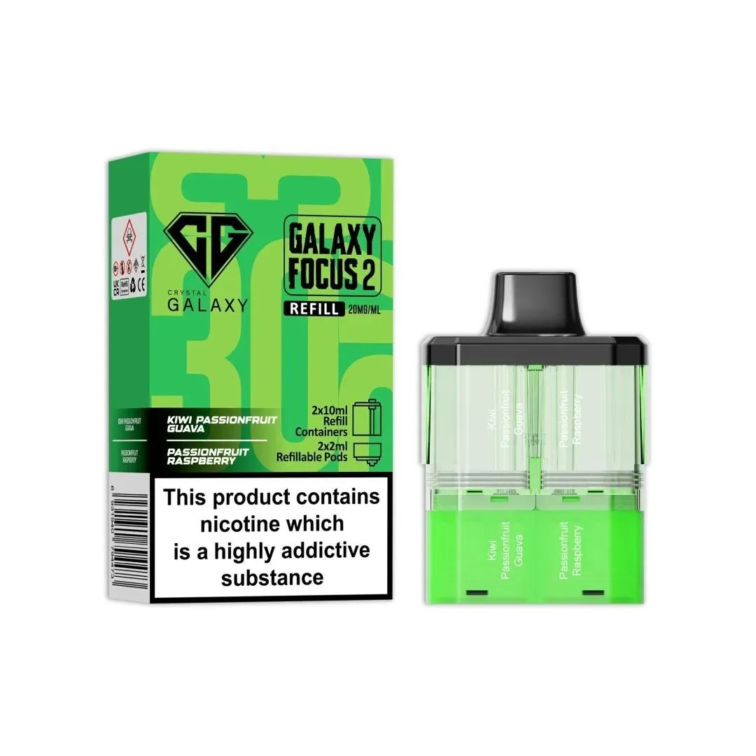 Crystal Galaxy Focus 2 30K Prefilled Pods | £7.99 Only