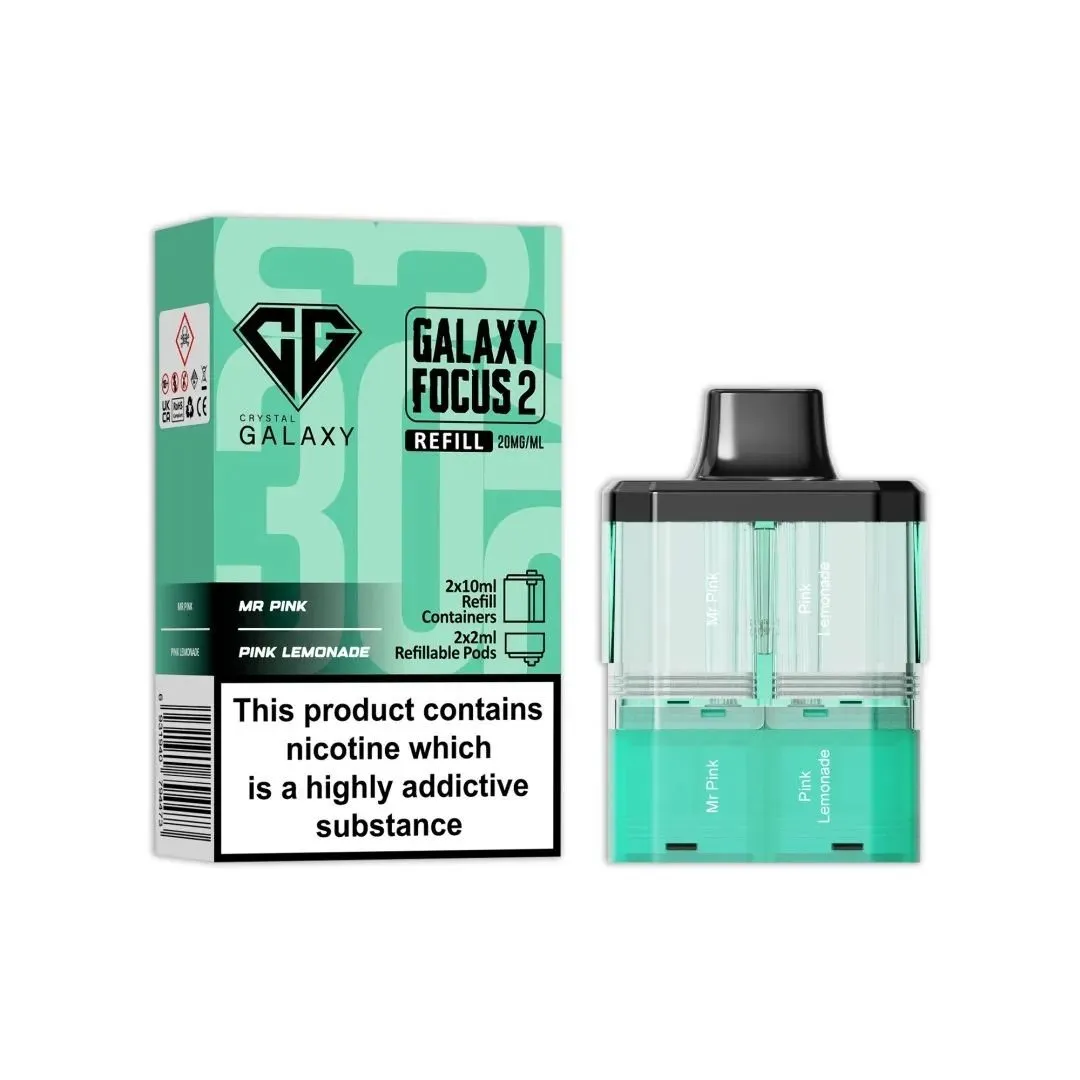 Crystal Galaxy Focus 2 30K Prefilled Pods | £7.99 Only