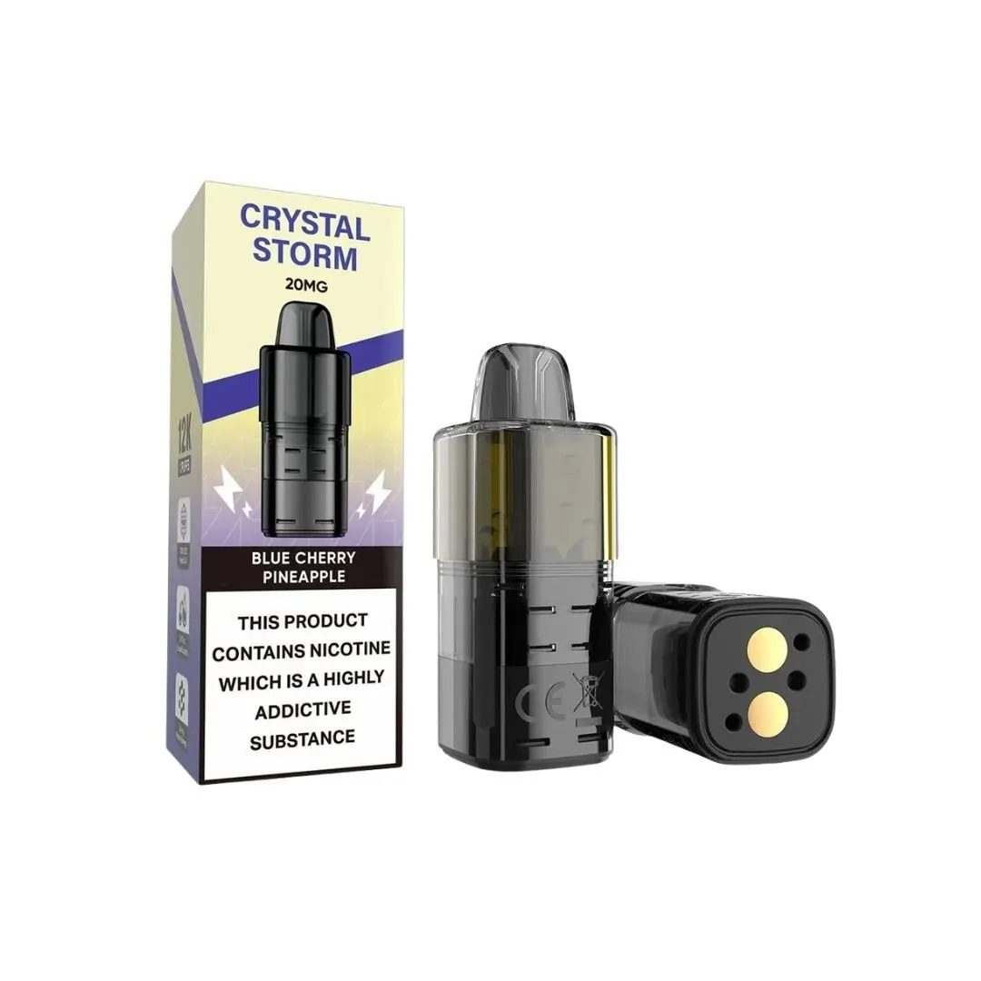 Crystal Storm Bar 12K Prefilled Pods | £4.79 Only - Smoknic