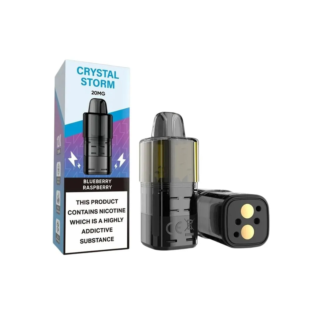 Crystal Storm Bar 12K Prefilled Pods | £4.79 Only - Smoknic