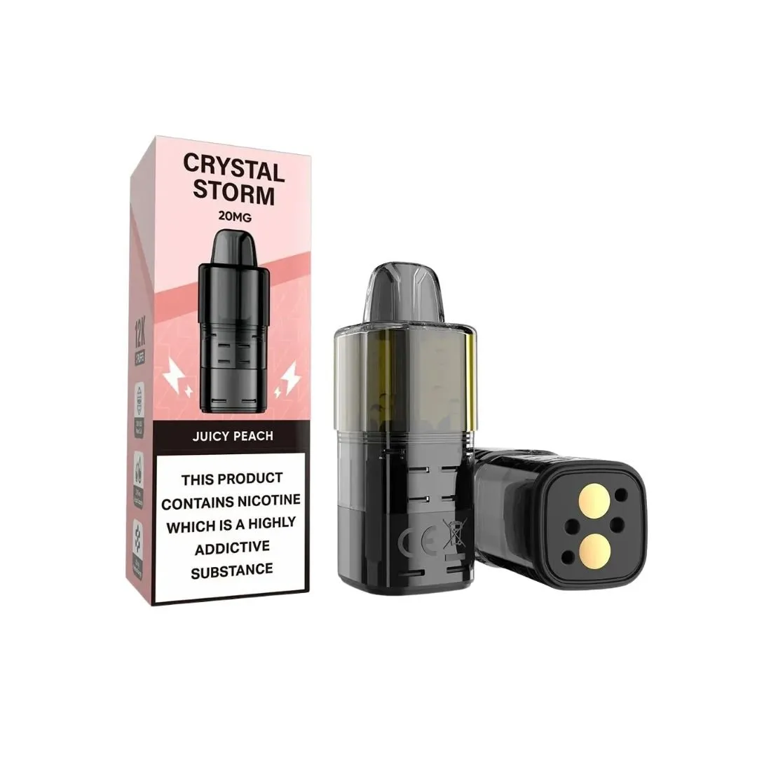 Crystal Storm Bar 12K Prefilled Pods | £4.79 Only - Smoknic