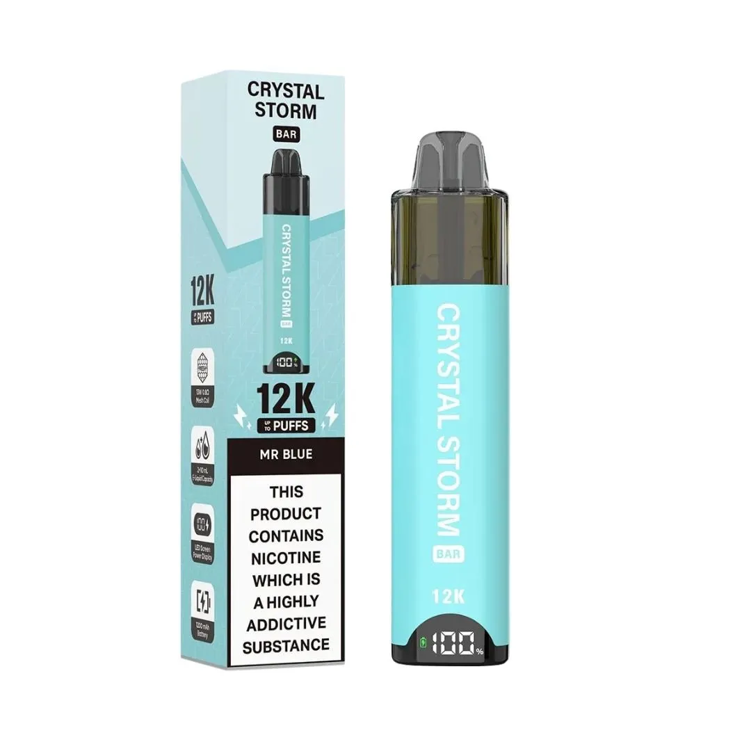 Crystal Storm bar 12K Vape Kit | Only In £8.29