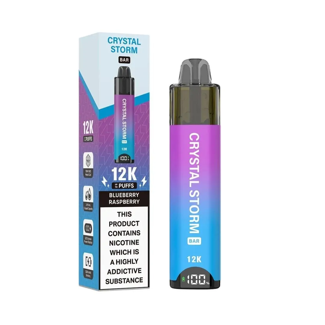 Crystal Storm bar 12K Vape Kit | Only In £8.29