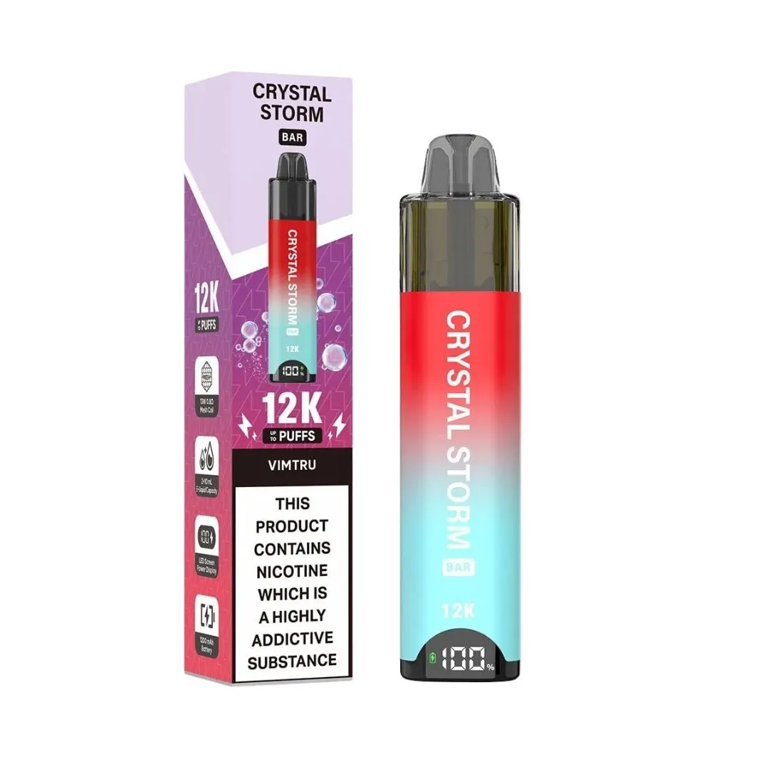 Crystal Storm bar 12K Vape Kit | Only In £8.29