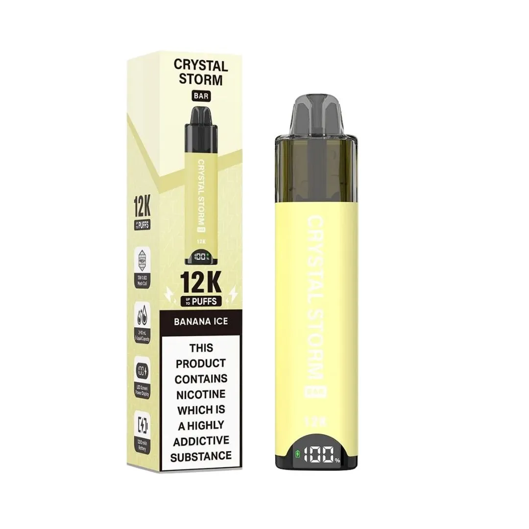 Crystal Storm bar 12K Vape Kit | Only In £8.29