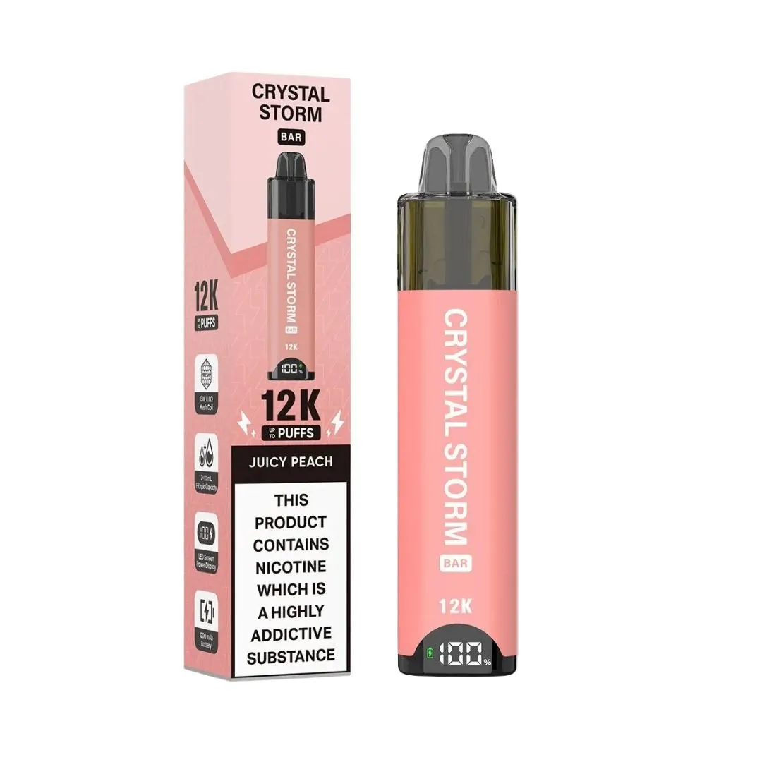 Crystal Storm bar 12K Vape Kit | Only In £8.29