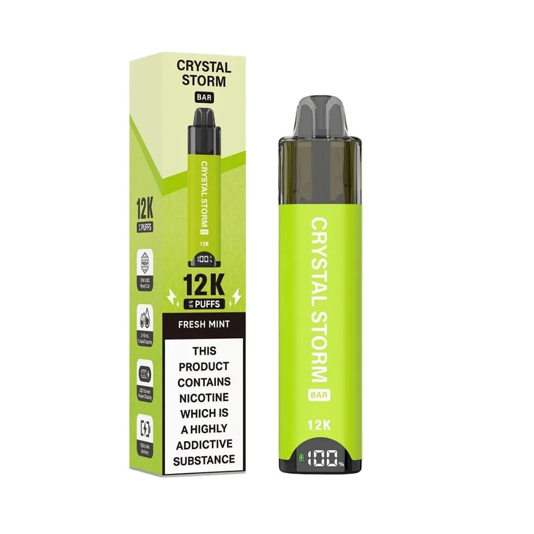 Crystal Storm bar 12K Vape Kit | Only In £8.29