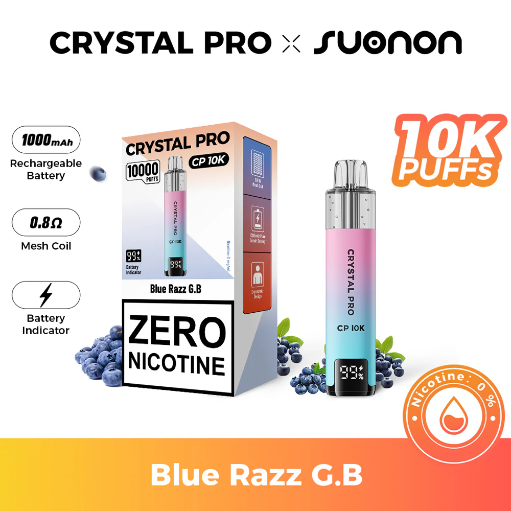 Crystal Pro CP 10K Pods Zero Nicotine