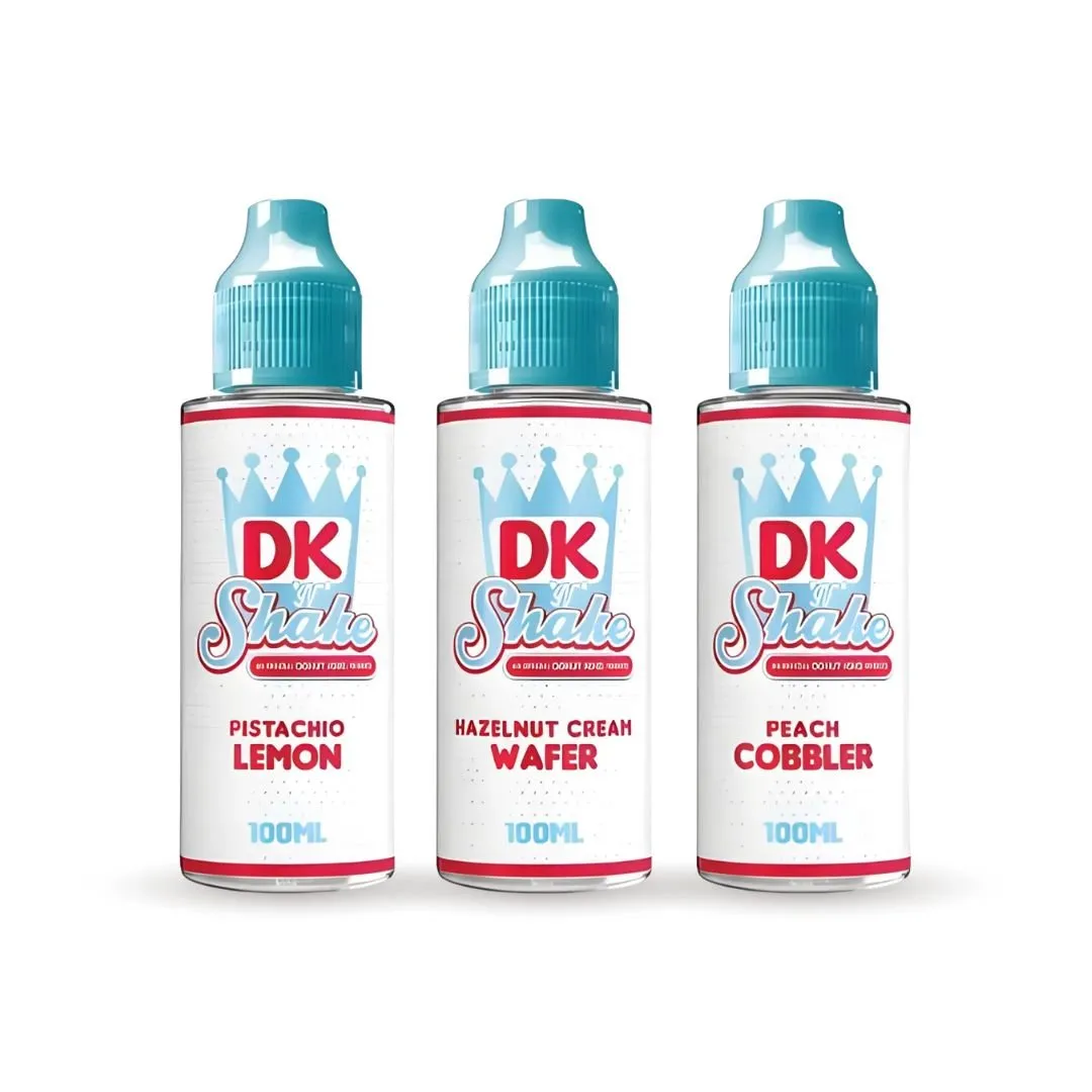 Donut King N Shake 100ml Shortfill E-Liquid - £4.79 Only