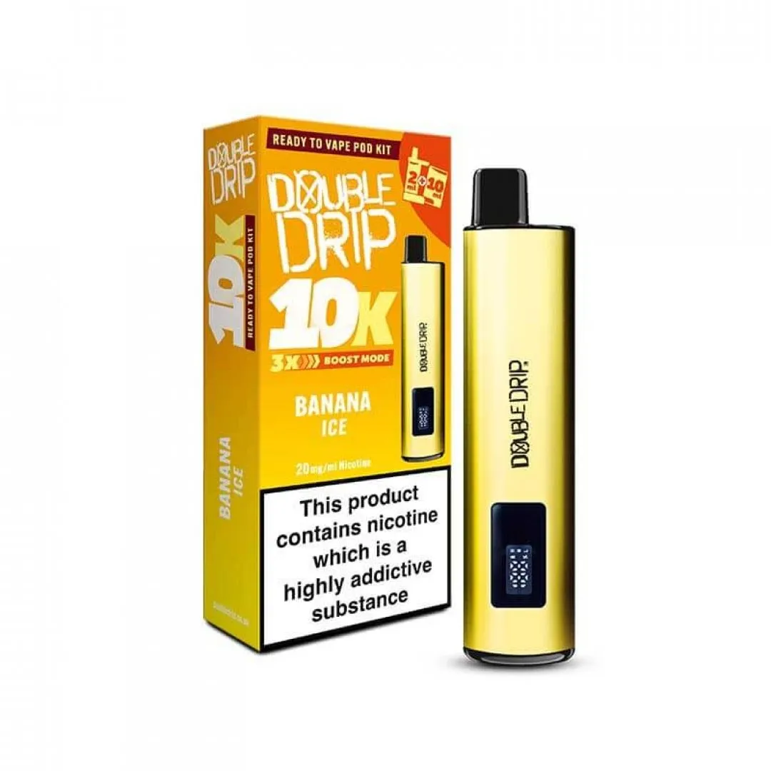 Double Drip 10K Prefilled Pod Kit 20mg - Only £8.79