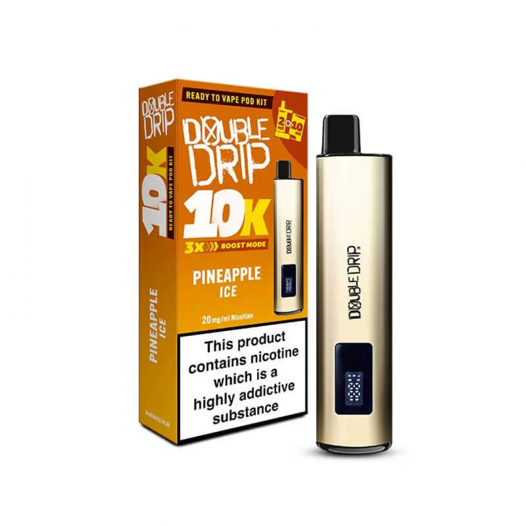 Double Drip 10K Prefilled Pod Kit 20mg - Only £8.79