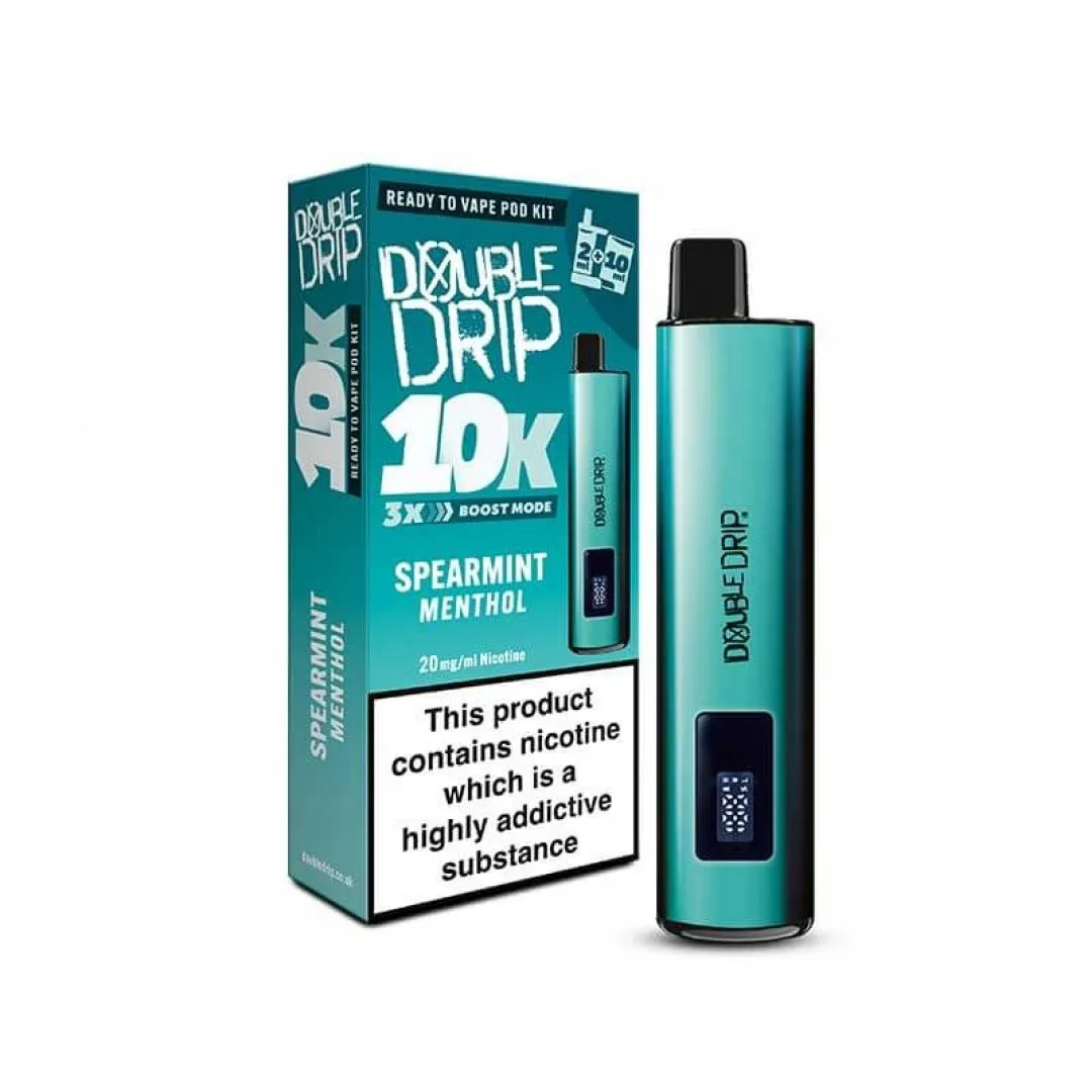 Double Drip 10K Prefilled Pod Kit 20mg - Only £8.79