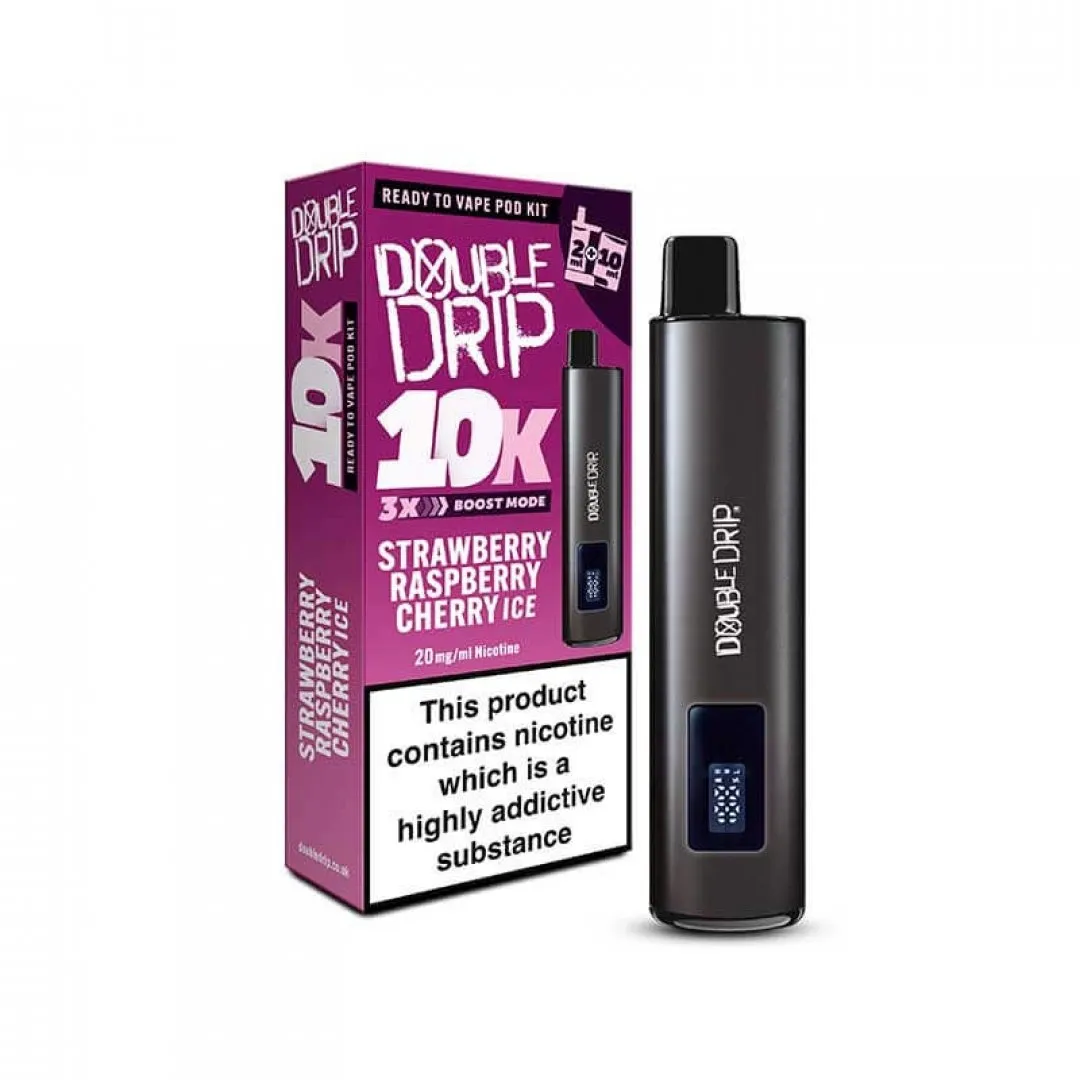 Double Drip 10K Prefilled Pod Kit 20mg - Only £8.79
