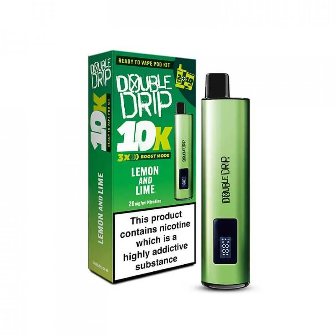 Double Drip 10K Prefilled Pod Kit 20mg - Only £8.79