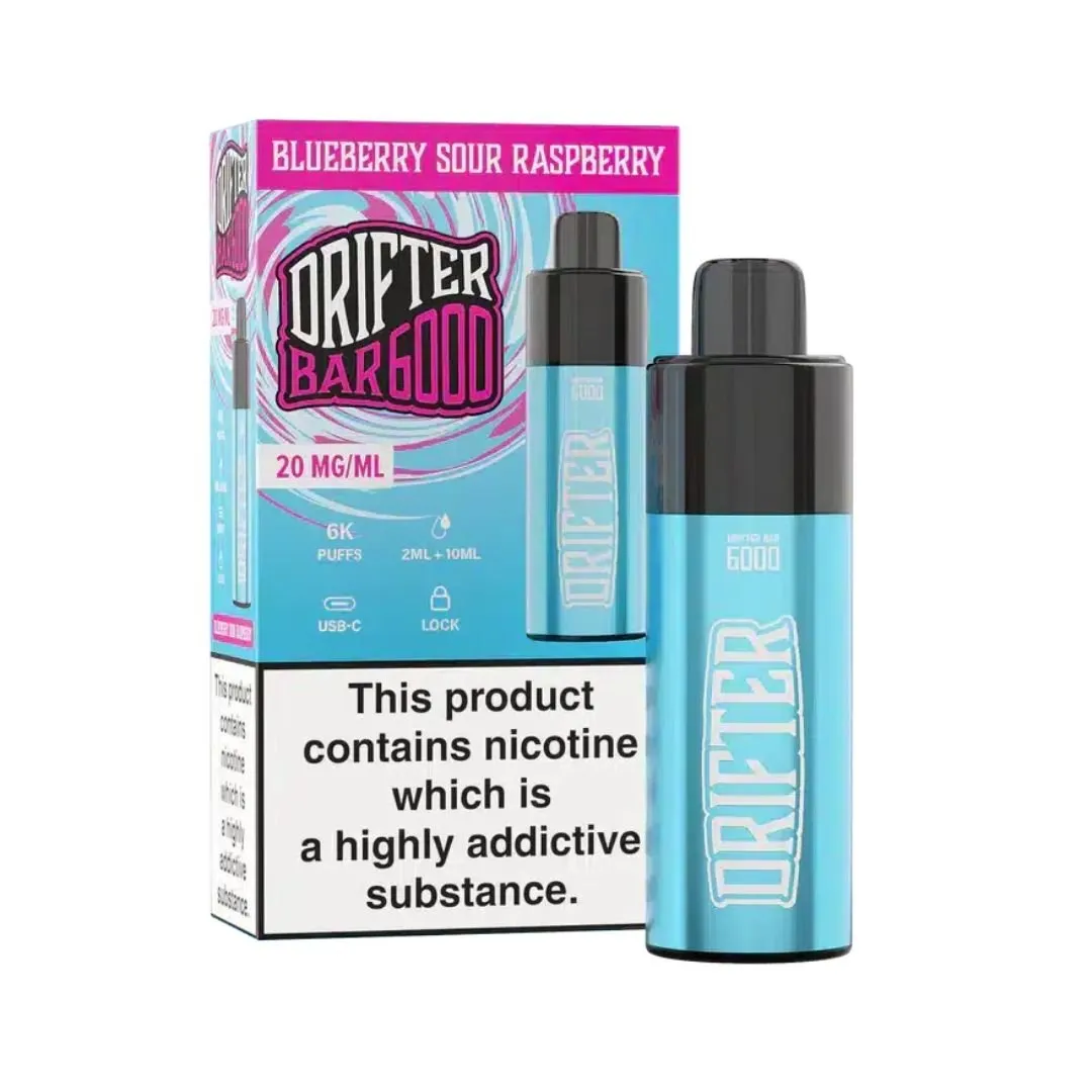 Drifter Bar 6000 Prefilled Pod Vape Kit - Only £11.29