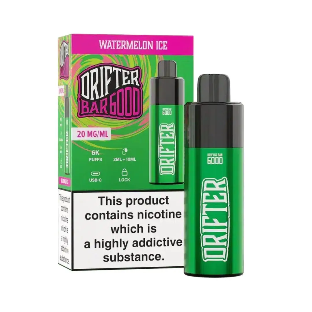 Drifter Bar 6000 Prefilled Pod Vape Kit - Only £11.29