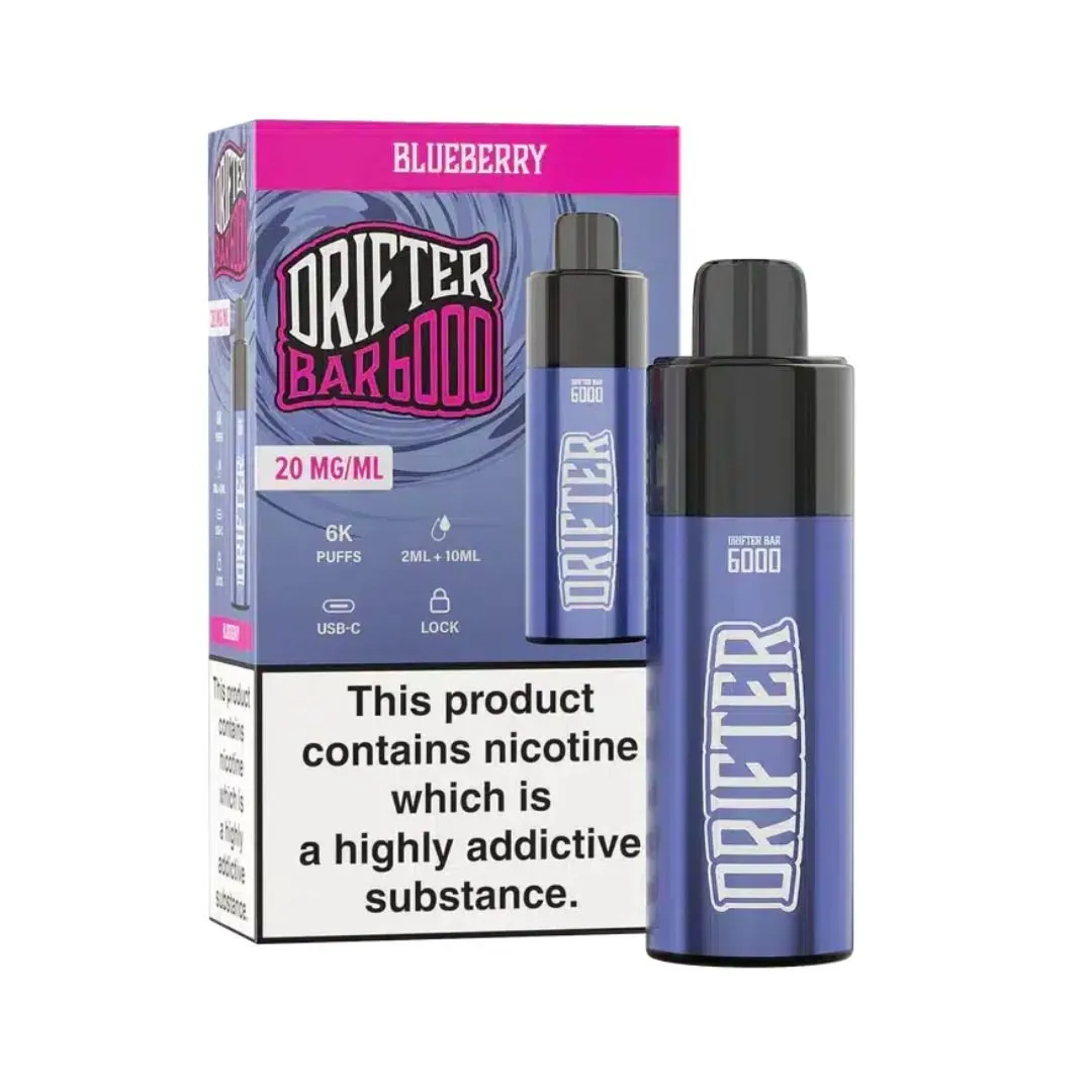 Drifter Bar 6000 Prefilled Pod Vape Kit - Only £11.29