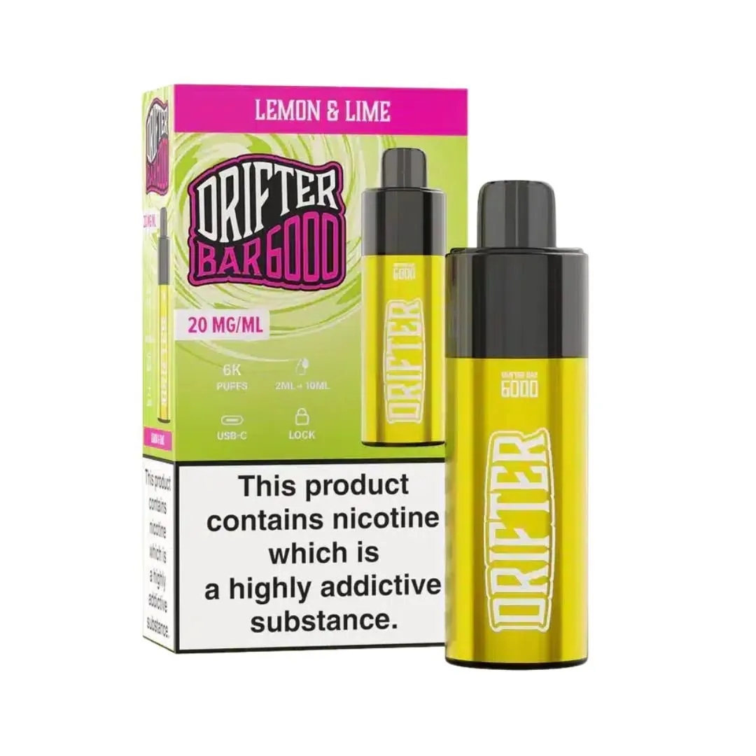 Drifter Bar 6000 Prefilled Pod Vape Kit - Only £11.29