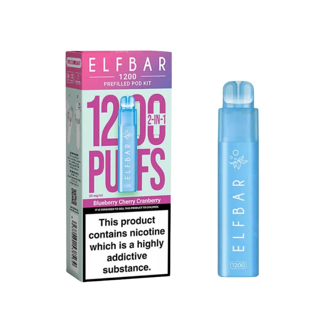 Elf Bar 1200 2-in-1 Prefilled Pod Vape Kit