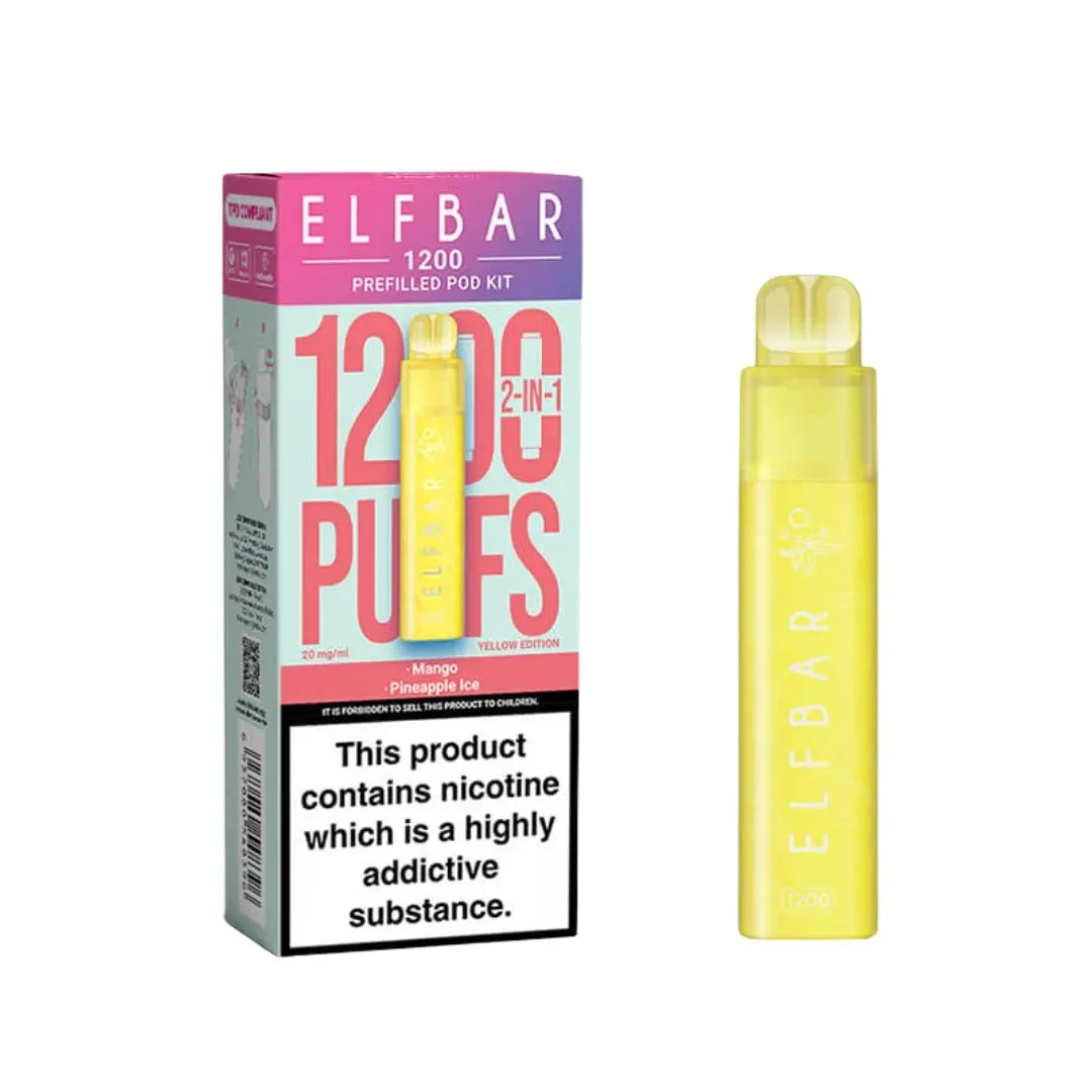 Elf Bar 1200 2-in-1 Prefilled Pod Vape Kit