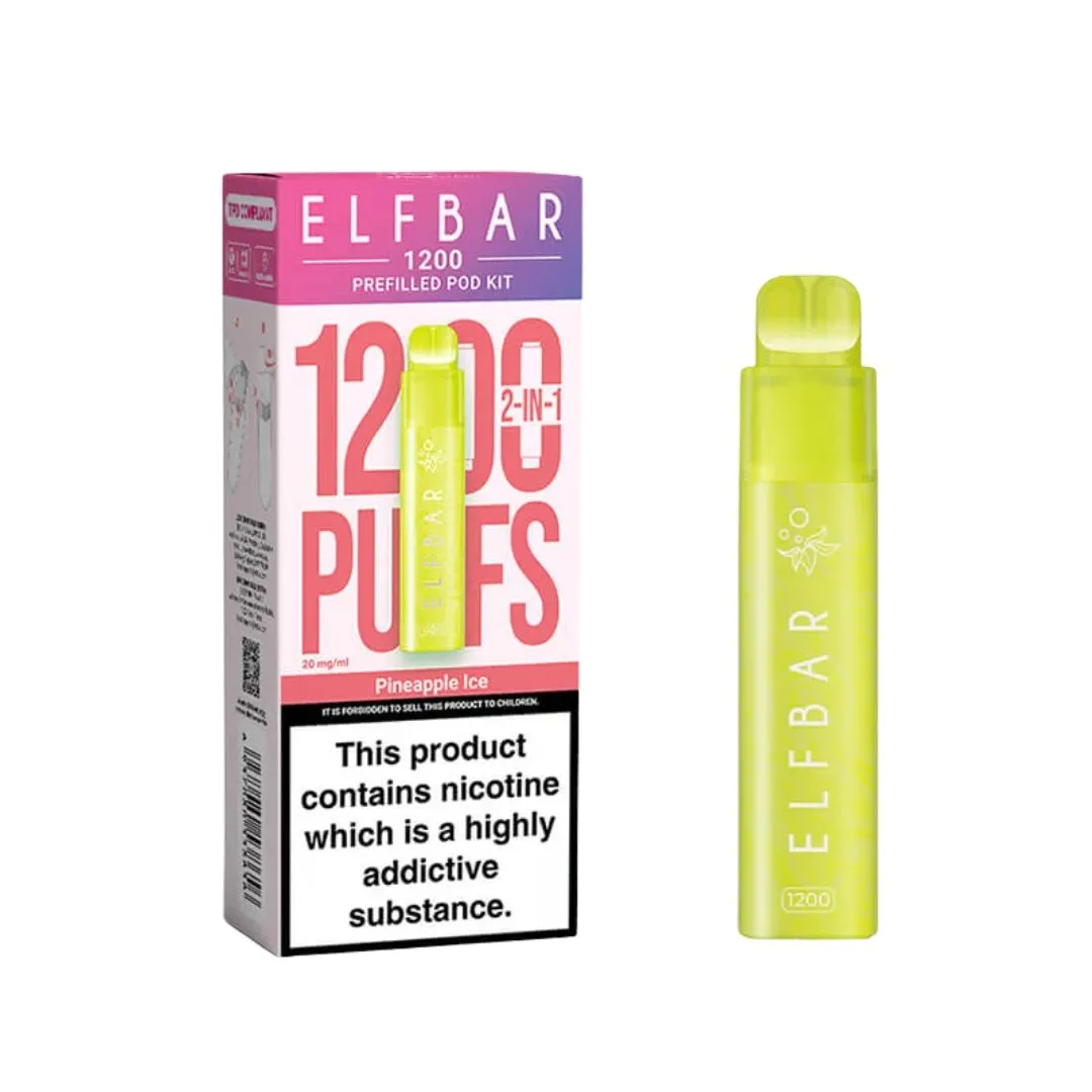 Elf Bar 1200 2-in-1 Prefilled Pod Vape Kit