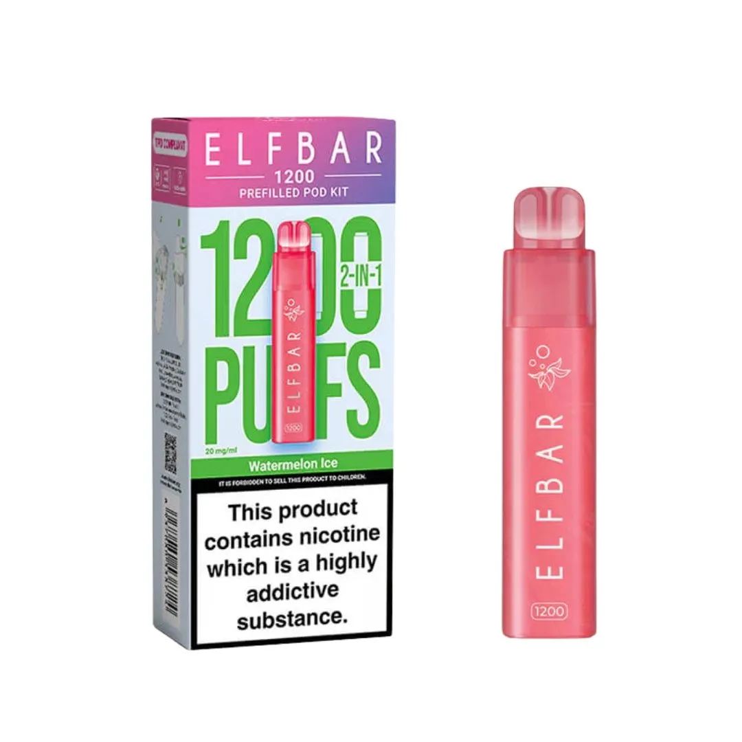 Elf Bar 1200 2-in-1 Prefilled Pod Vape Kit