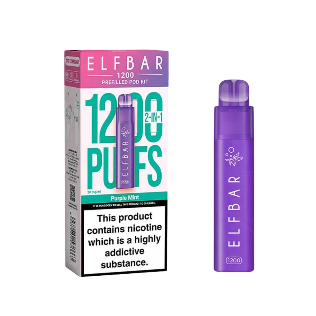 Elf Bar 1200 2-in-1 Prefilled Pod Vape Kit