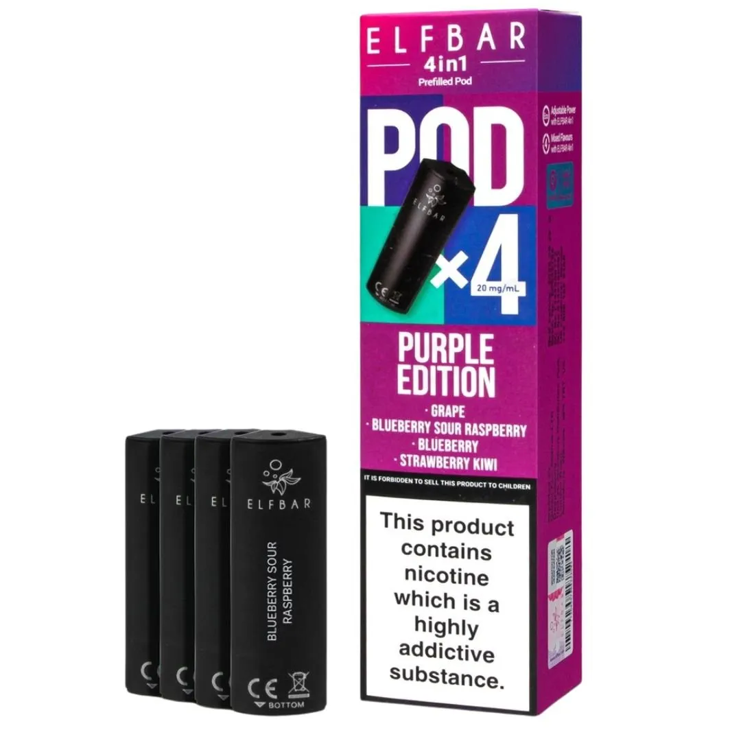 Elf Bar 4-in-1 Multi Flavour Prefilled Pods