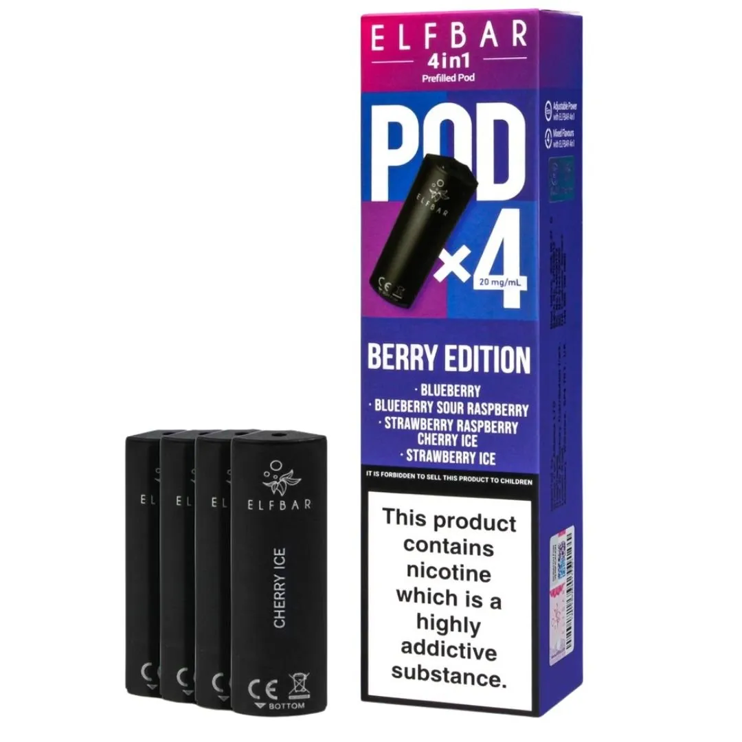 Elf Bar 4-in-1 Multi Flavour Prefilled Pods